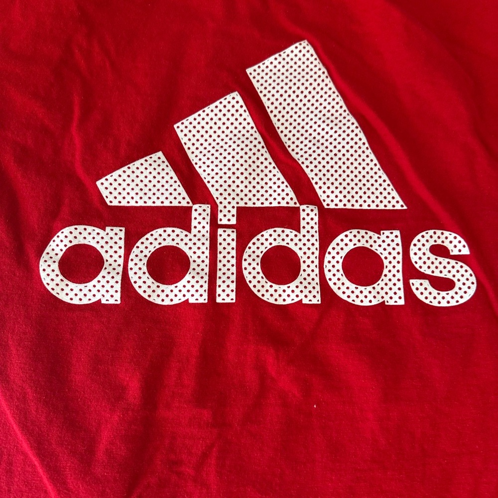 Red Adidas T-Shirt - Picture 4 of 5